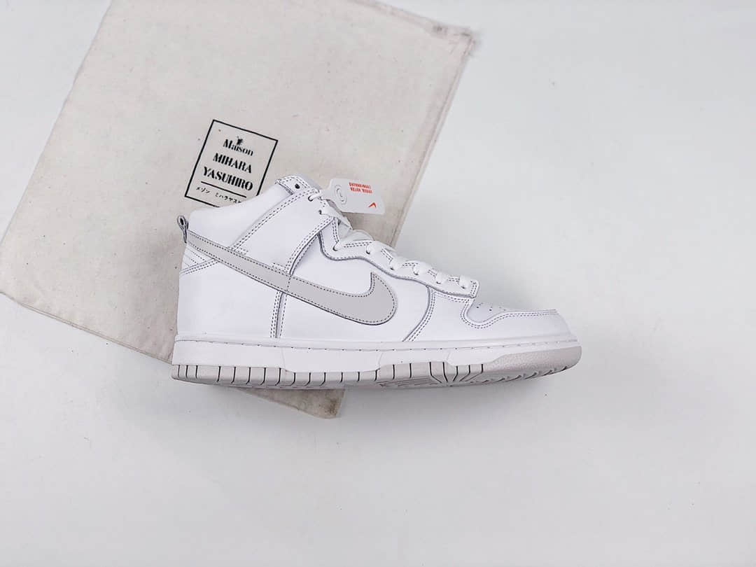 耐克Nike Dunk SB Pure Platinum纯原版本高帮SB DUNK铂金色板鞋内置后跟Zoom气垫 货号:CZ8149-101