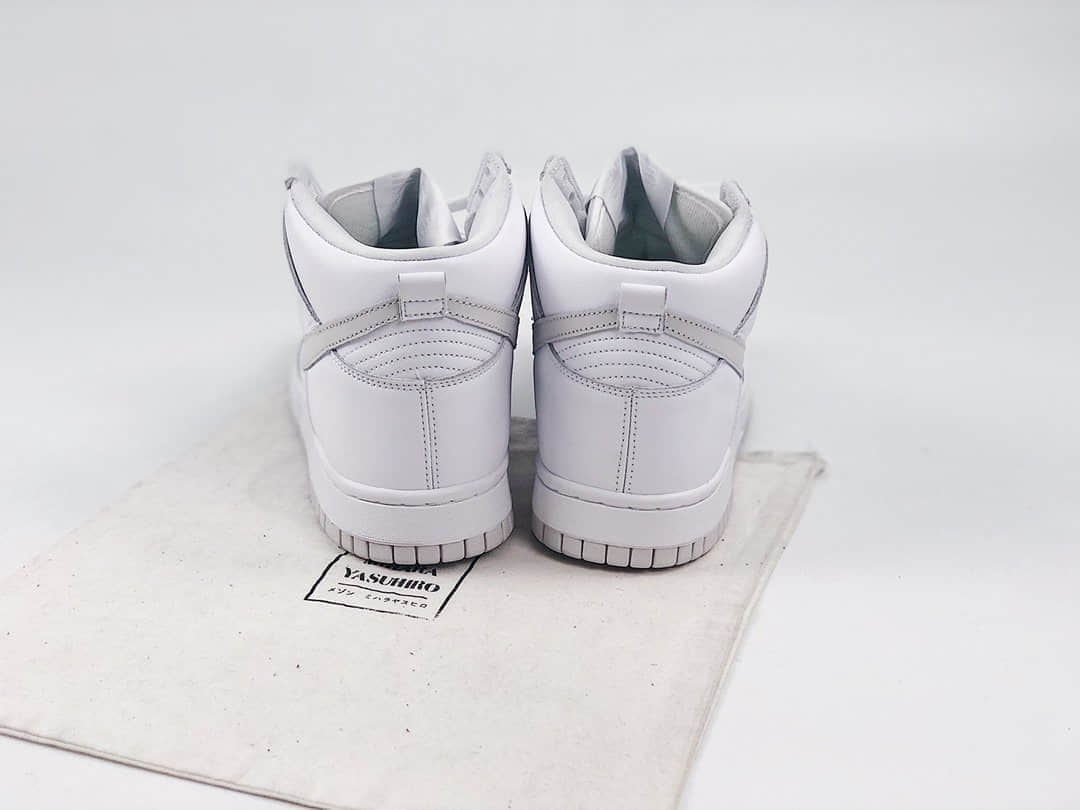 耐克Nike Dunk SB Pure Platinum纯原版本高帮SB DUNK铂金色板鞋内置后跟Zoom气垫 货号:CZ8149-101