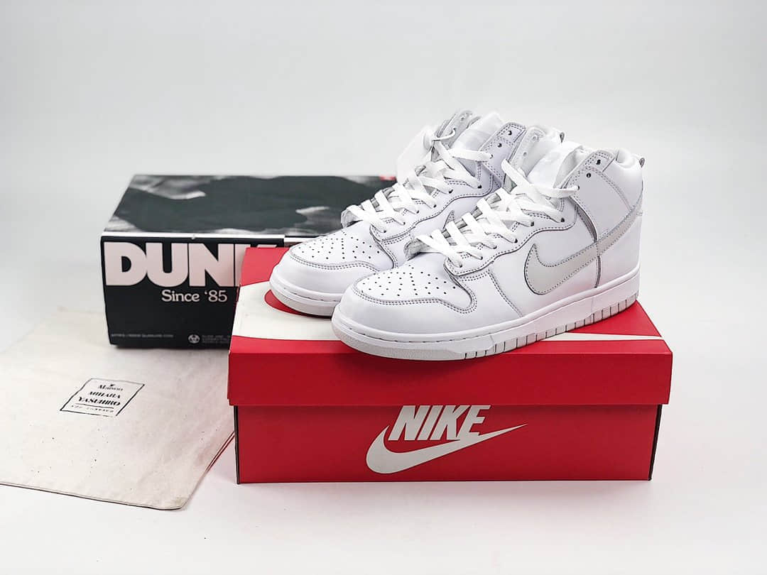 耐克Nike Dunk SB Pure Platinum纯原版本高帮SB DUNK铂金色板鞋内置后跟Zoom气垫 货号:CZ8149-101