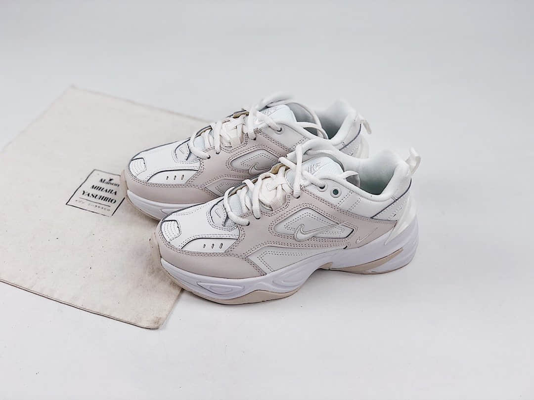 耐克Nike M2K Tekno纯原版本复古老爹鞋M2K白灰色原盒原标原档案数据开发 货号:AO3108-006
