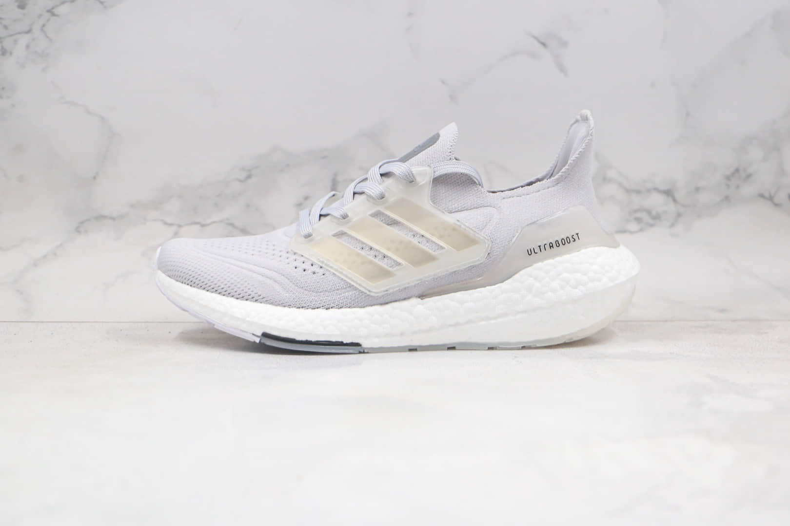 阿迪达斯adidas ultra boost 2021纯原版本爆米花跑鞋UB7.0白灰色原鞋开模一比一打造 货号:FY0556