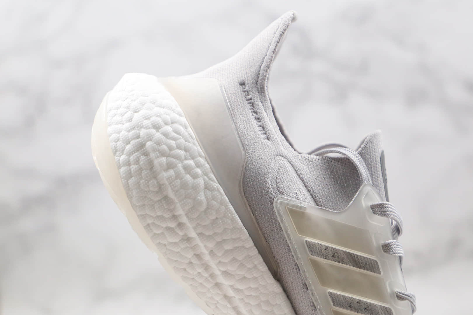 阿迪达斯adidas ultra boost 2021纯原版本爆米花跑鞋UB7.0白灰色原鞋开模一比一打造 货号:FY0556