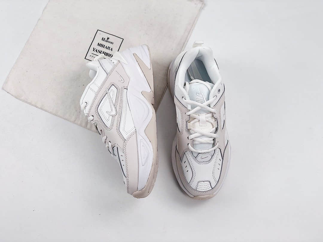 耐克Nike M2K Tekno纯原版本复古老爹鞋M2K白灰色原盒原标原档案数据开发 货号:AO3108-006