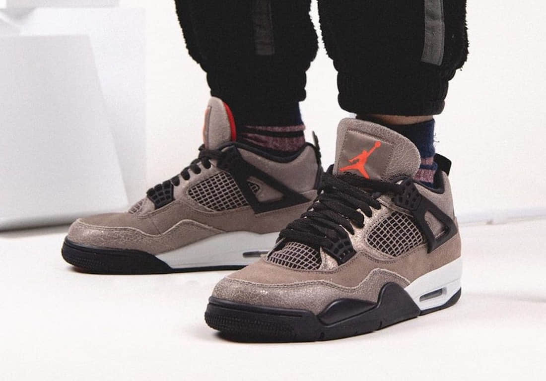 TS x AJ4亲友限定既视感!AJ4 “Taupe Haze”上脚效果不俗!货号:DB0732-200