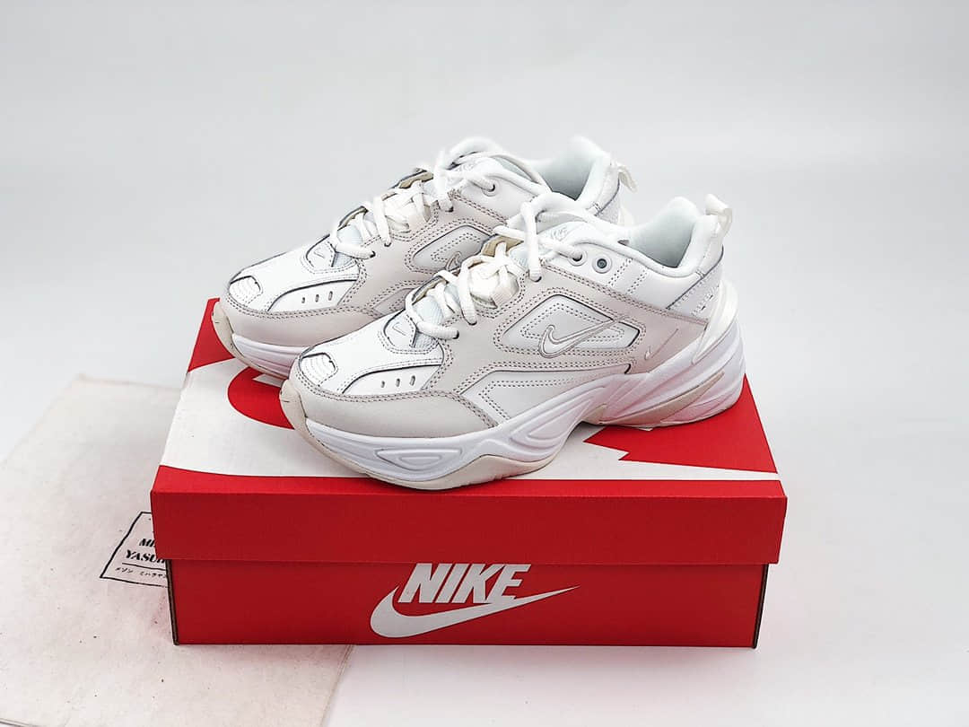 耐克Nike M2K Tekno纯原版本复古老爹鞋M2K白灰色原盒原标原档案数据开发 货号:AO3108-006
