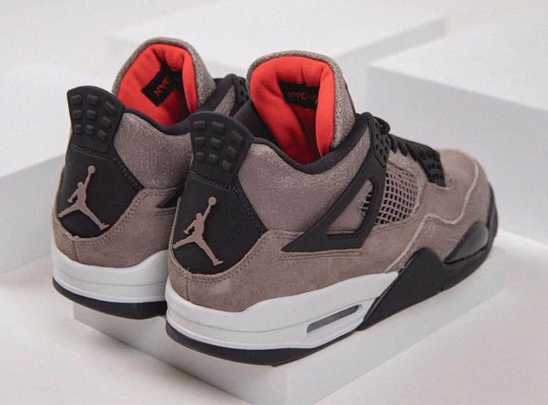 TS x AJ4亲友限定既视感!AJ4 “Taupe Haze”上脚效果不俗!货号:DB0732-200