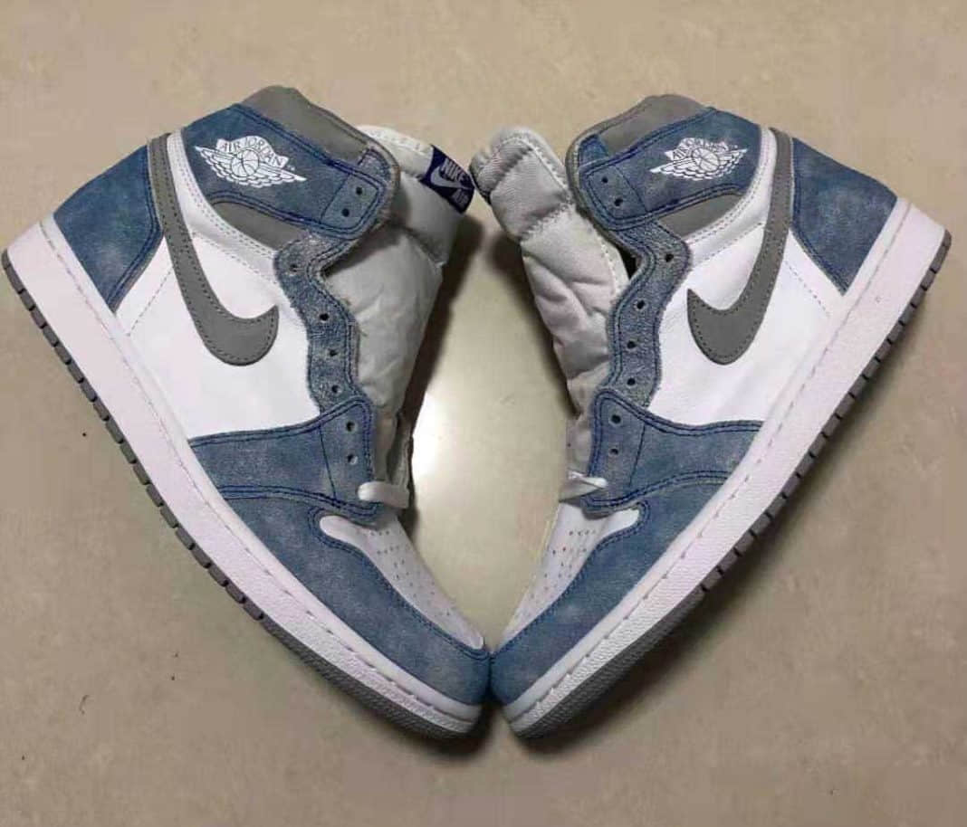 质感颜值都在线!Air Jordan 1“Hyper Royal”最新实物曝光! 货号:555088-402