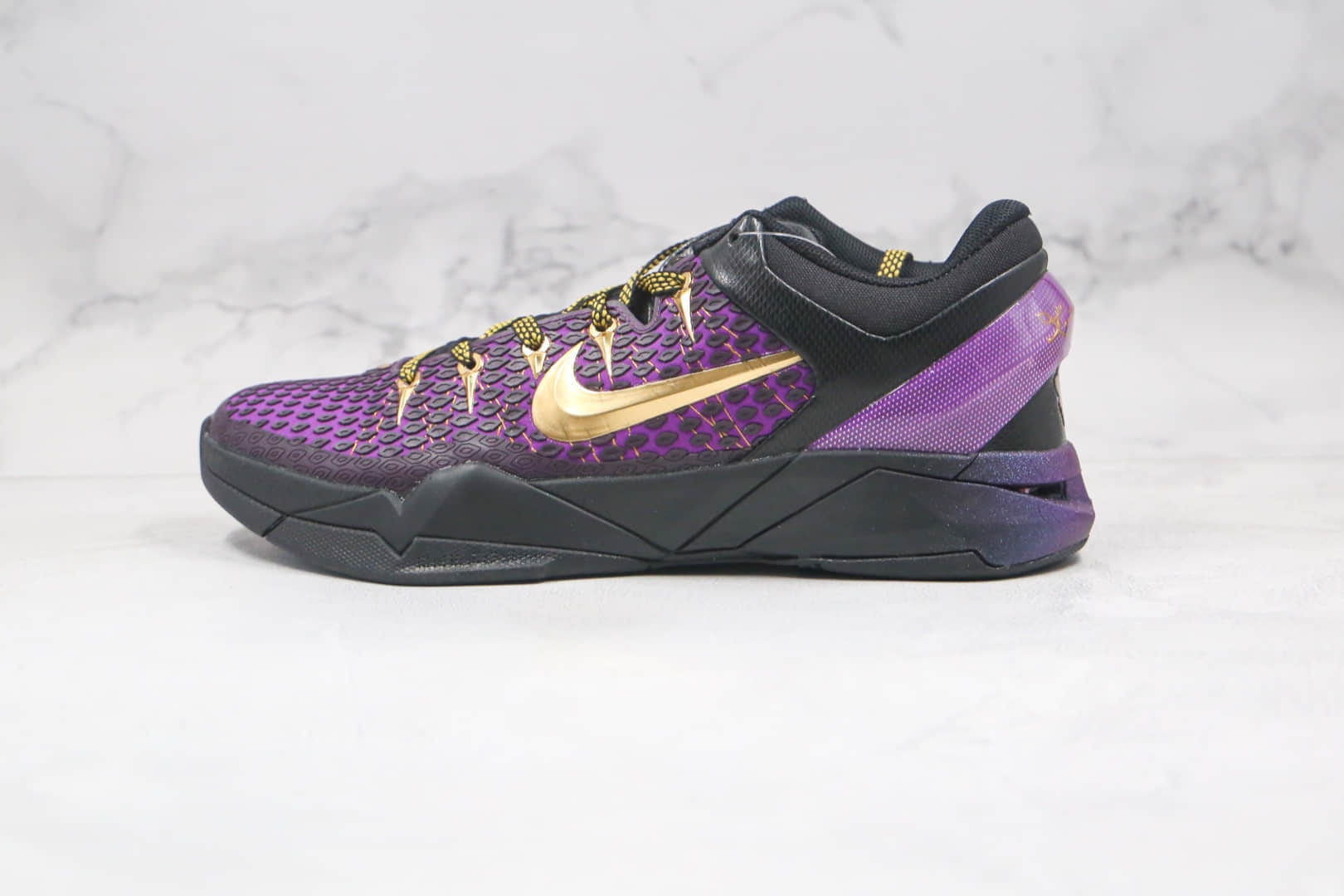耐克Nike Kobe 8 System纯原版本科比8代紫金色篮球鞋内置气垫碳板支持实战 货号:511371-005