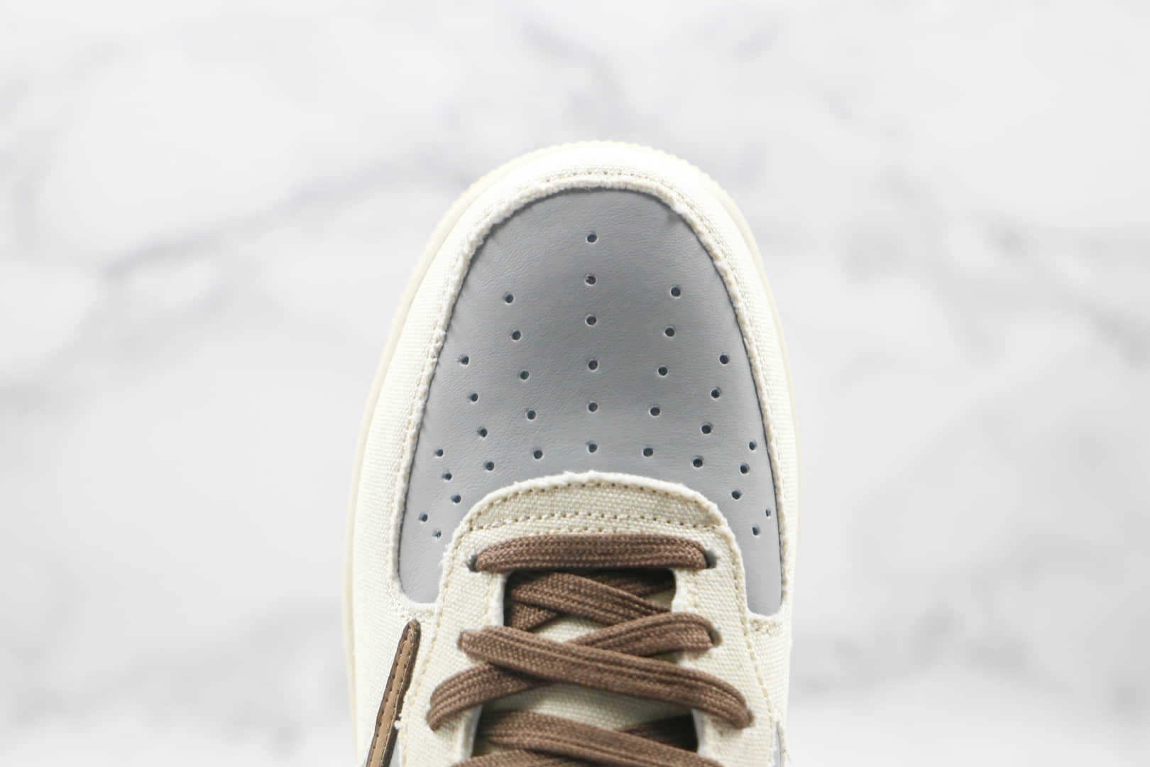 耐克Nike Air Force1 Mid x Playstation x Nike Travis Scott三方联名款纯原版本中帮空军一号倒钩板鞋内置气垫 货号:BQ5028-202