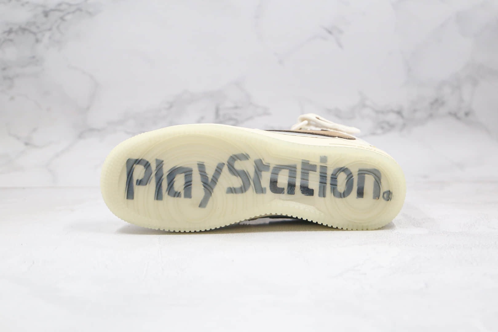 耐克Nike Air Force1 Mid x Playstation x Nike Travis Scott三方联名款纯原版本中帮空军一号倒钩板鞋内置气垫 货号:BQ5028-202