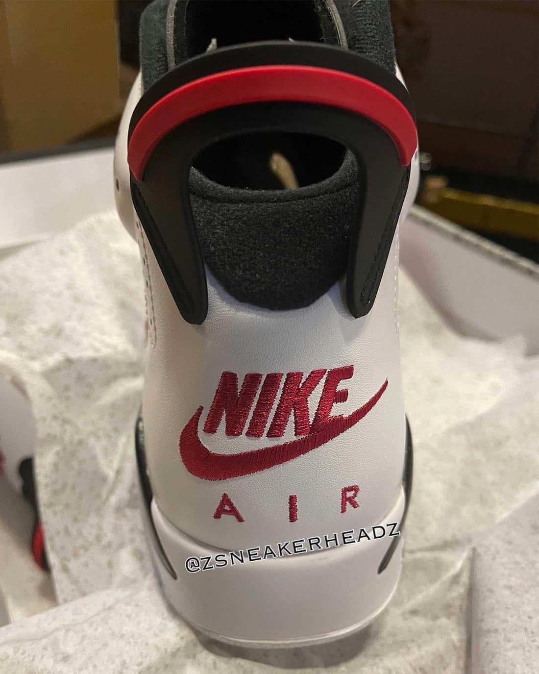 再现OG元年风采!AJ6胭脂红最新实物细节图释出! 货号:CT8529-106