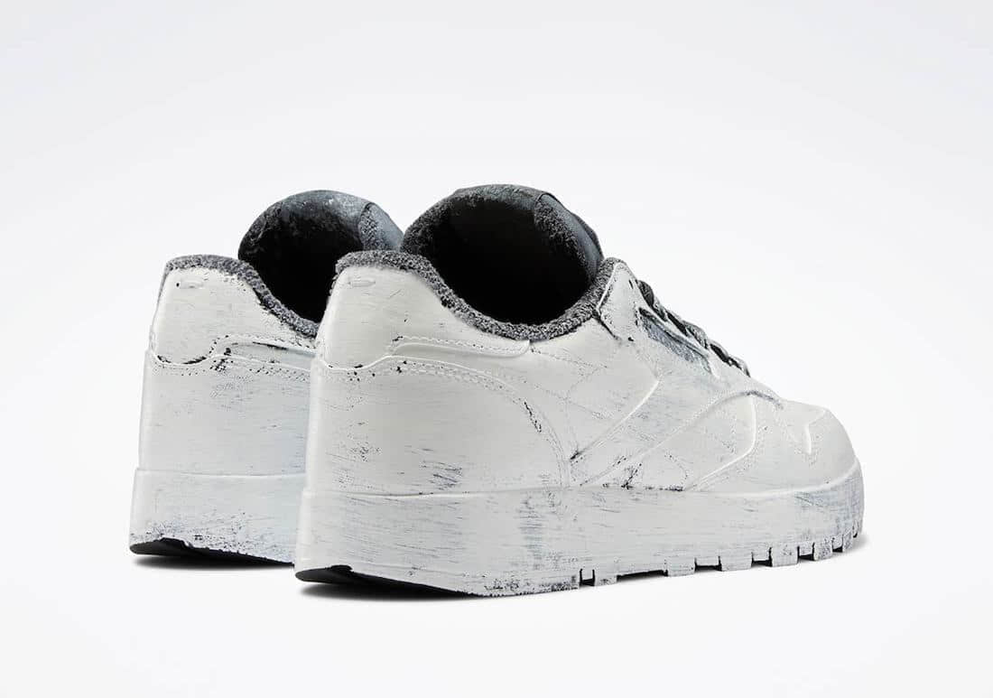 油漆印刷分趾鞋!Maison Margiela x Reebok联名鞋即将登场! 货号:H04859