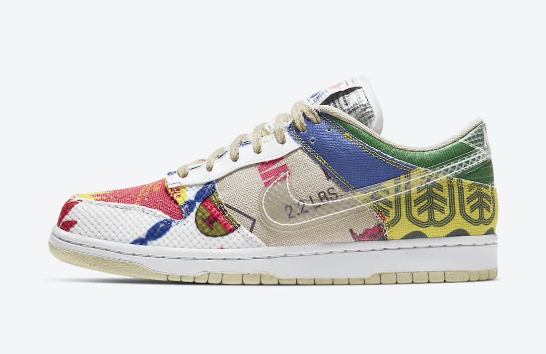 买鞋还送购物袋!Nike Dunk Low “City Market”下月登场! 货号:DA6125-900