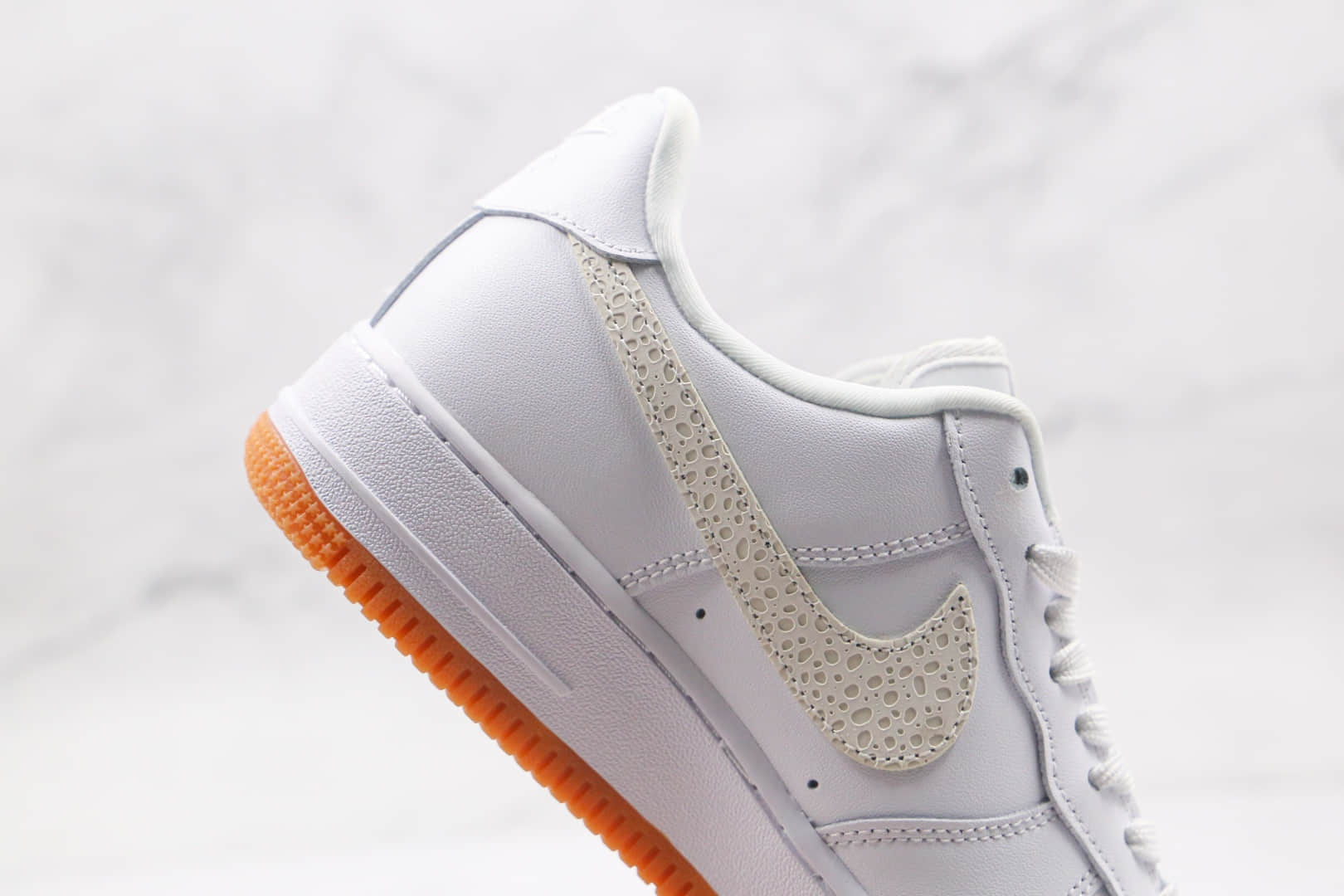 耐克Nike Air Force 1 HO20 BG纯原版本低帮空军一号白色波点石头纹板鞋原楦头纸板打造 货号:DH2473-001