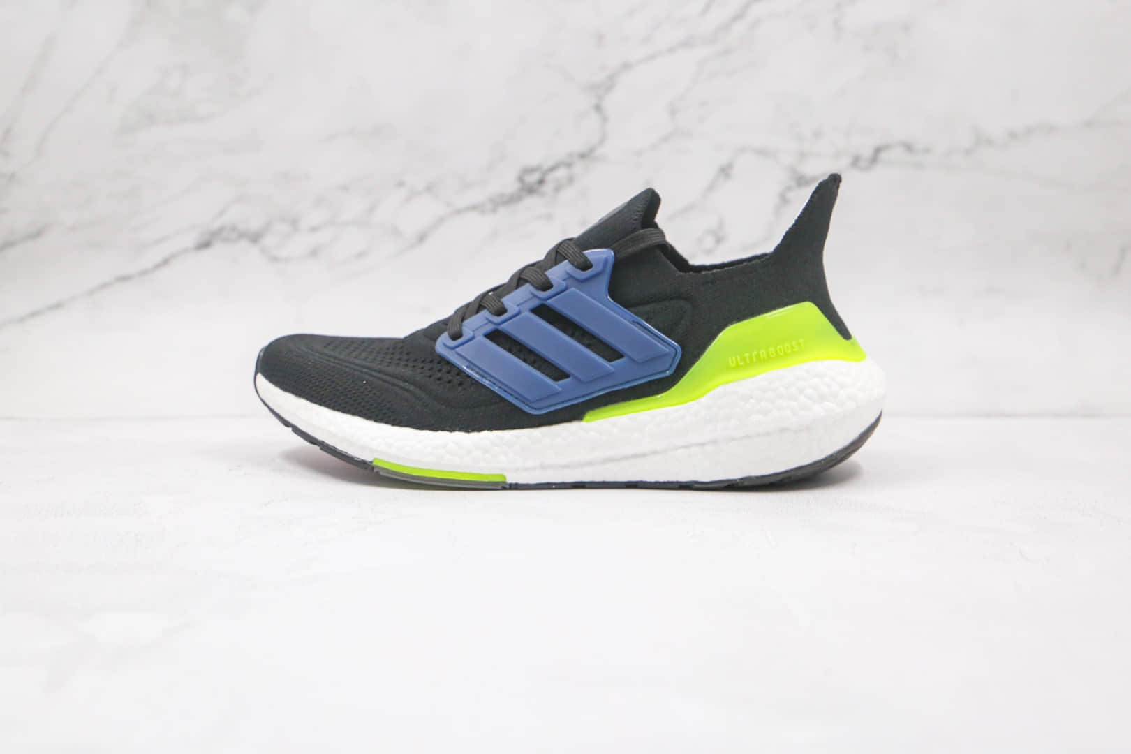 阿迪达斯adidas ultra boost 2021纯原版本爆米花跑鞋UB7.0黑蓝绿色原盒原标 货号:FY0568