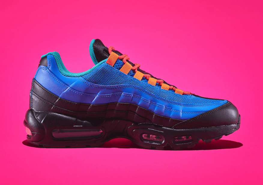 构色抢眼!全新Coral Studio x Nike Air Max 95 V2联名曝光!
