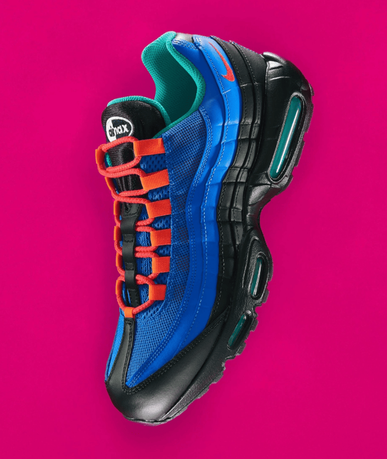构色抢眼!全新Coral Studio x Nike Air Max 95 V2联名曝光!