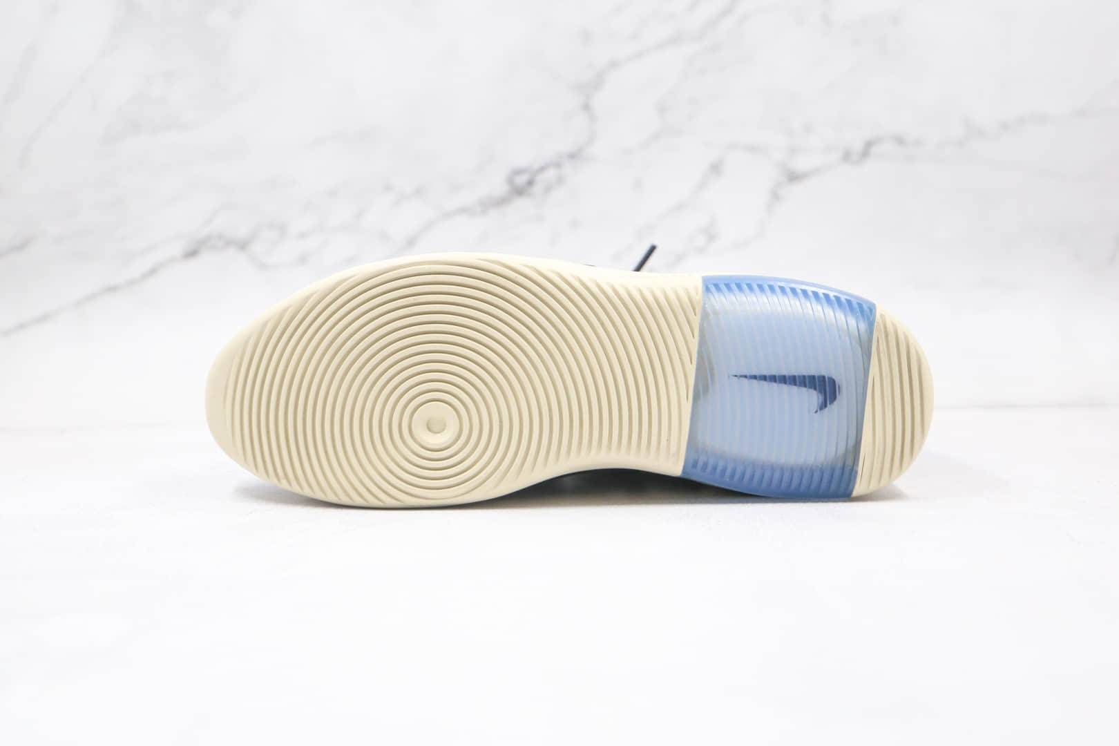 耐克Nike Air Fear of God 1 String The Question x FOG联名款纯原版本恐惧上帝高帮黑色拉链款原盒配件齐全 货号:AR4237-902