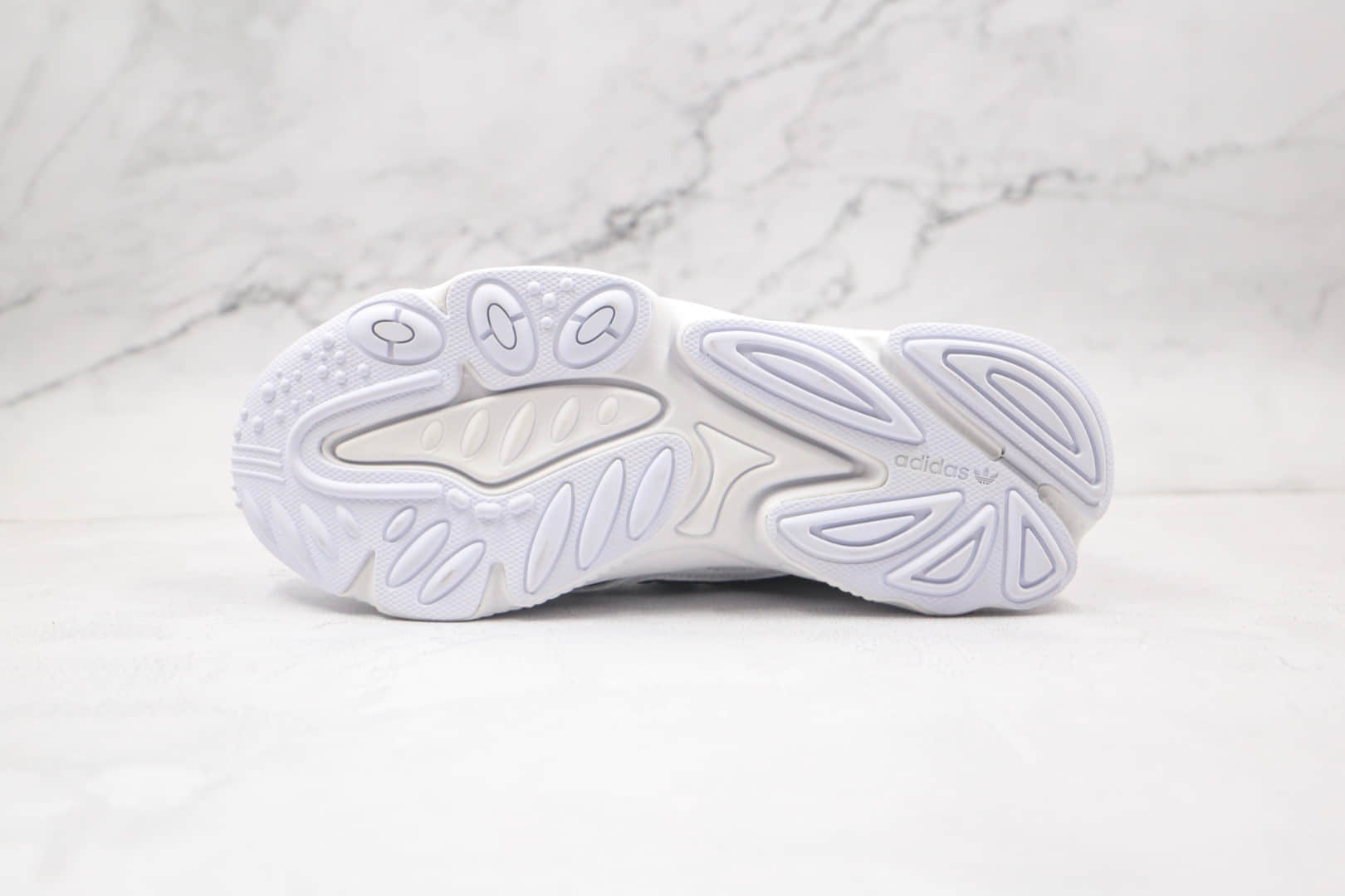 阿迪达斯Adidas Ozweego 2021纯原版本复古水管皮面镭射紫反光白紫老爹鞋原楦头纸板打造 货号:FZ0037