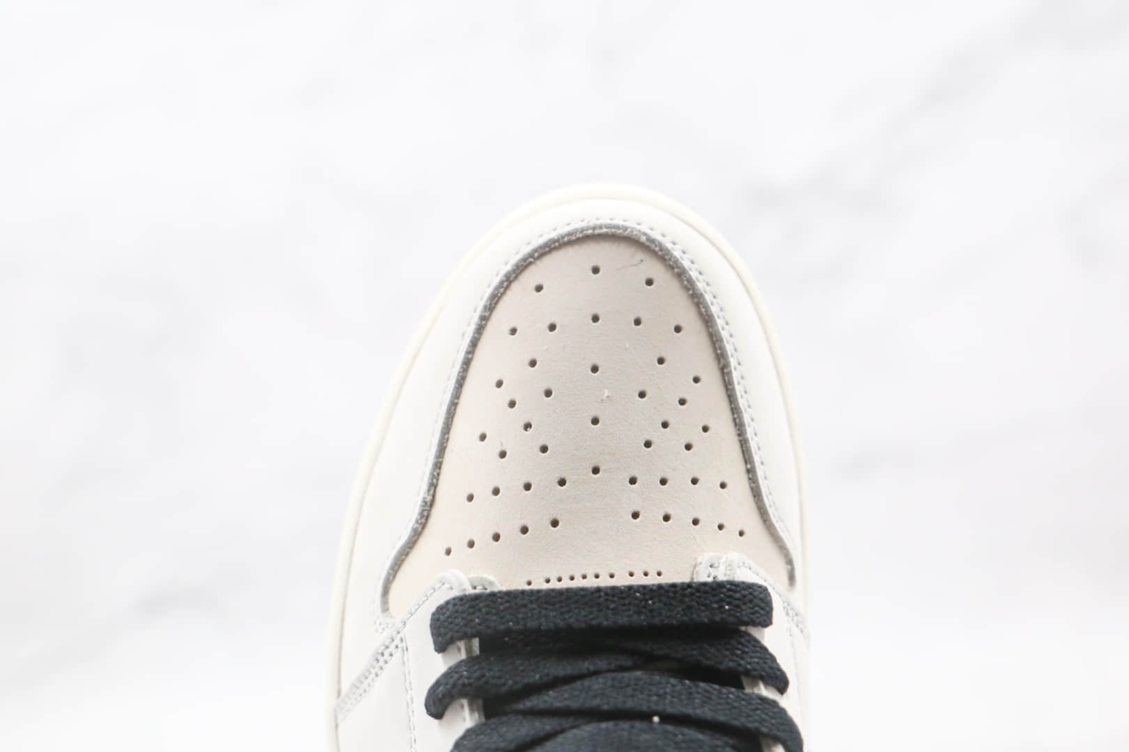 乔丹Air Jordan 1 Zoom Air CMFT Summit White纯原版本高帮AJ1米白珍珠奶茶板鞋正确后跟定型 货号:CT0979-601