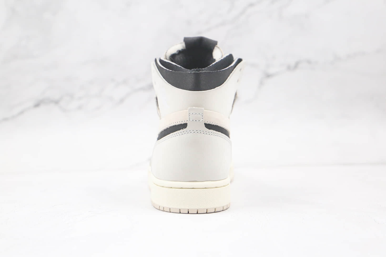 乔丹Air Jordan 1 Zoom Air CMFT Summit White纯原版本高帮AJ1米白珍珠奶茶板鞋正确后跟定型 货号:CT0979-601