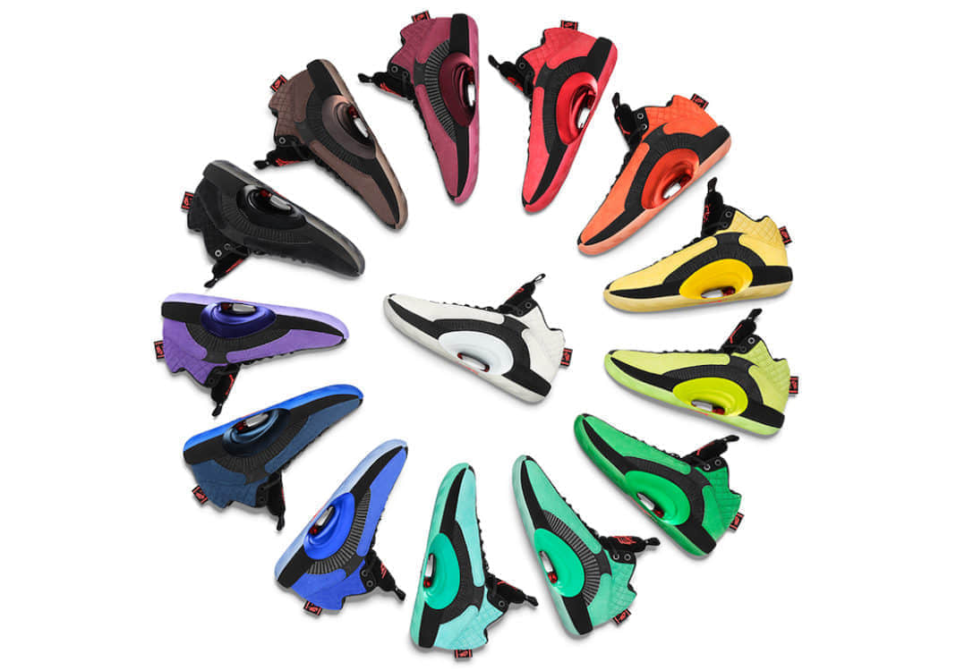 彩虹球鞋!AJ35 PE全明星赛配色曝光!