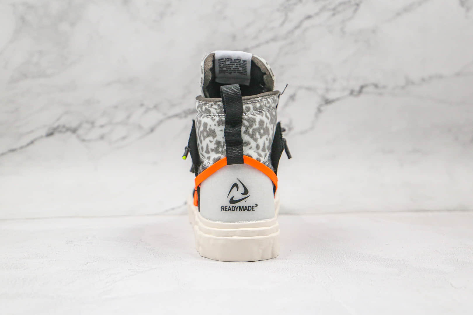 耐克NiKe Blazer Mid x READYMADE联名款纯原版本黑橙解构开拓者板鞋原档案数据开发 货号:CZ3589-001
