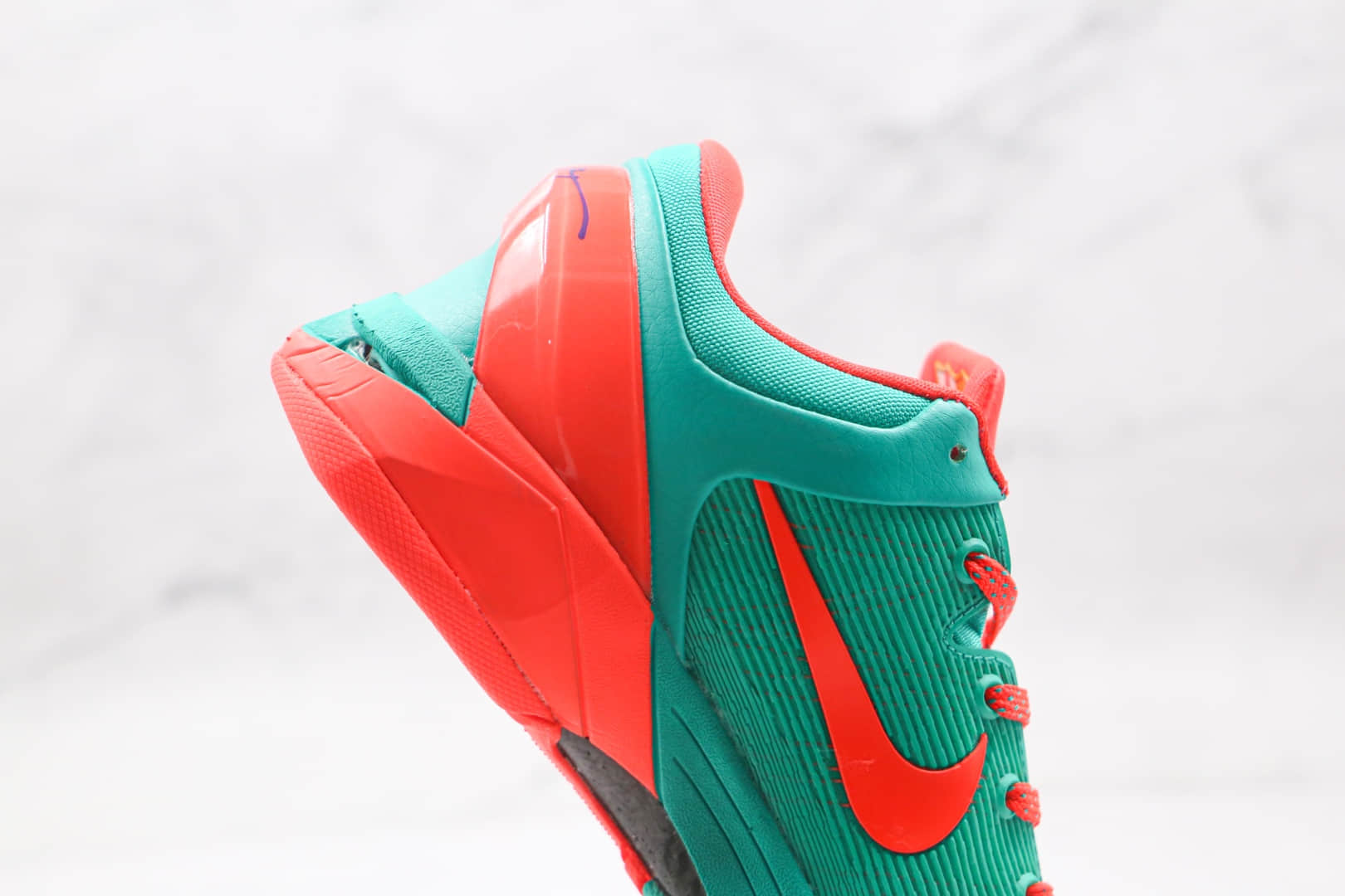 耐克Nike Zoom Kobe 7公司级版本科比7代巴塞罗那绿橙色实战篮球鞋内置气垫 货号:488371-301