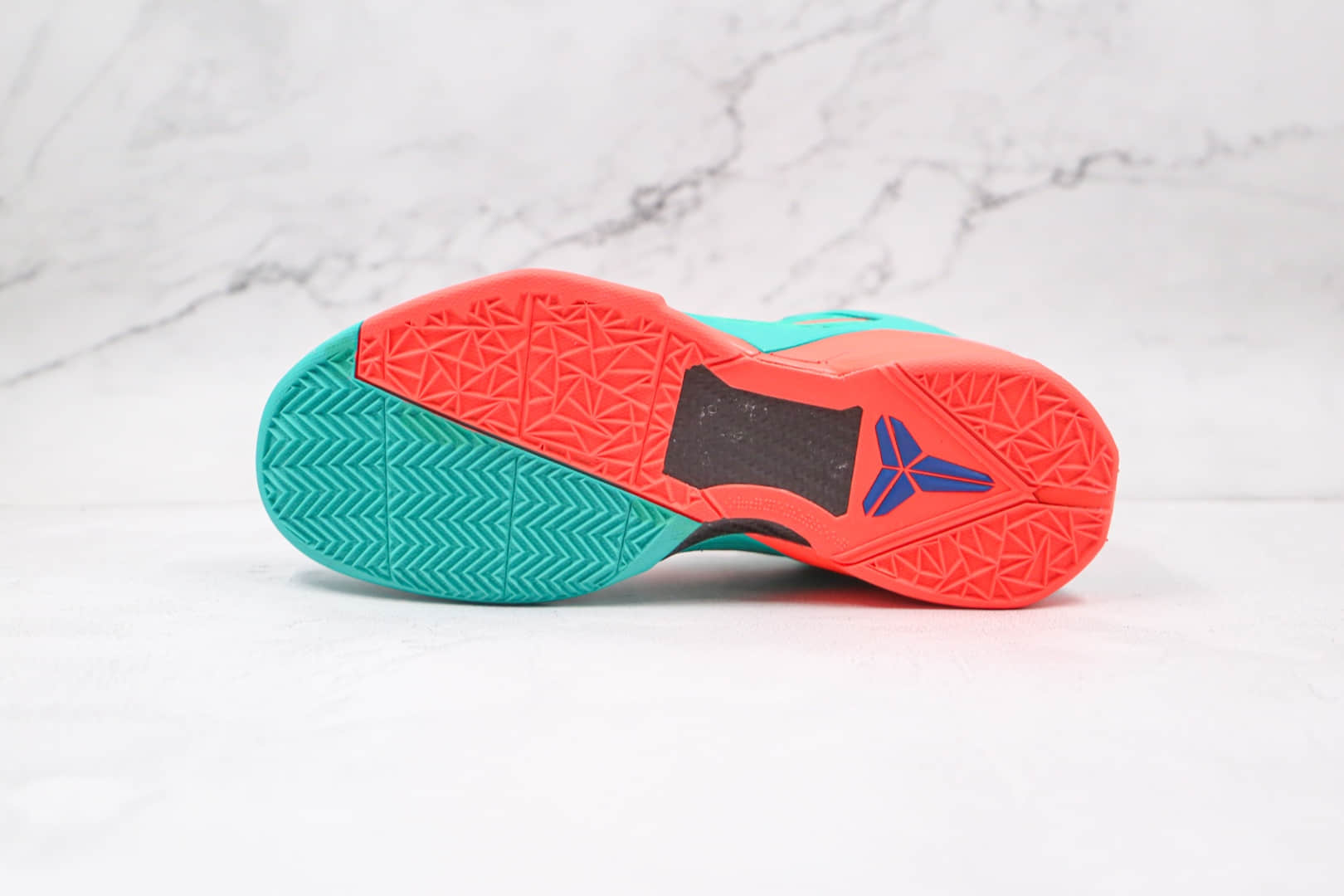 耐克Nike Zoom Kobe 7公司级版本科比7代巴塞罗那绿橙色实战篮球鞋内置气垫 货号:488371-301