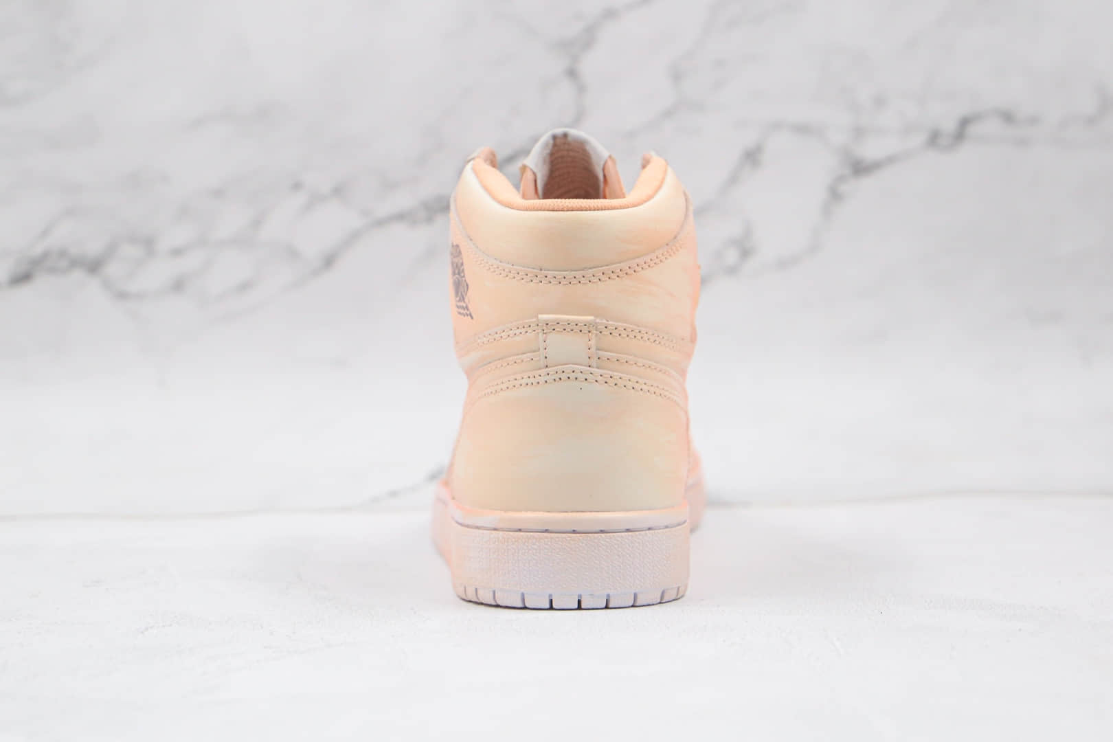 乔丹Air Jordan 1 Artificial brush color纯原版本高帮AJ1淡橘色擦色板鞋原档案数据开发 货号:BQ6817-204