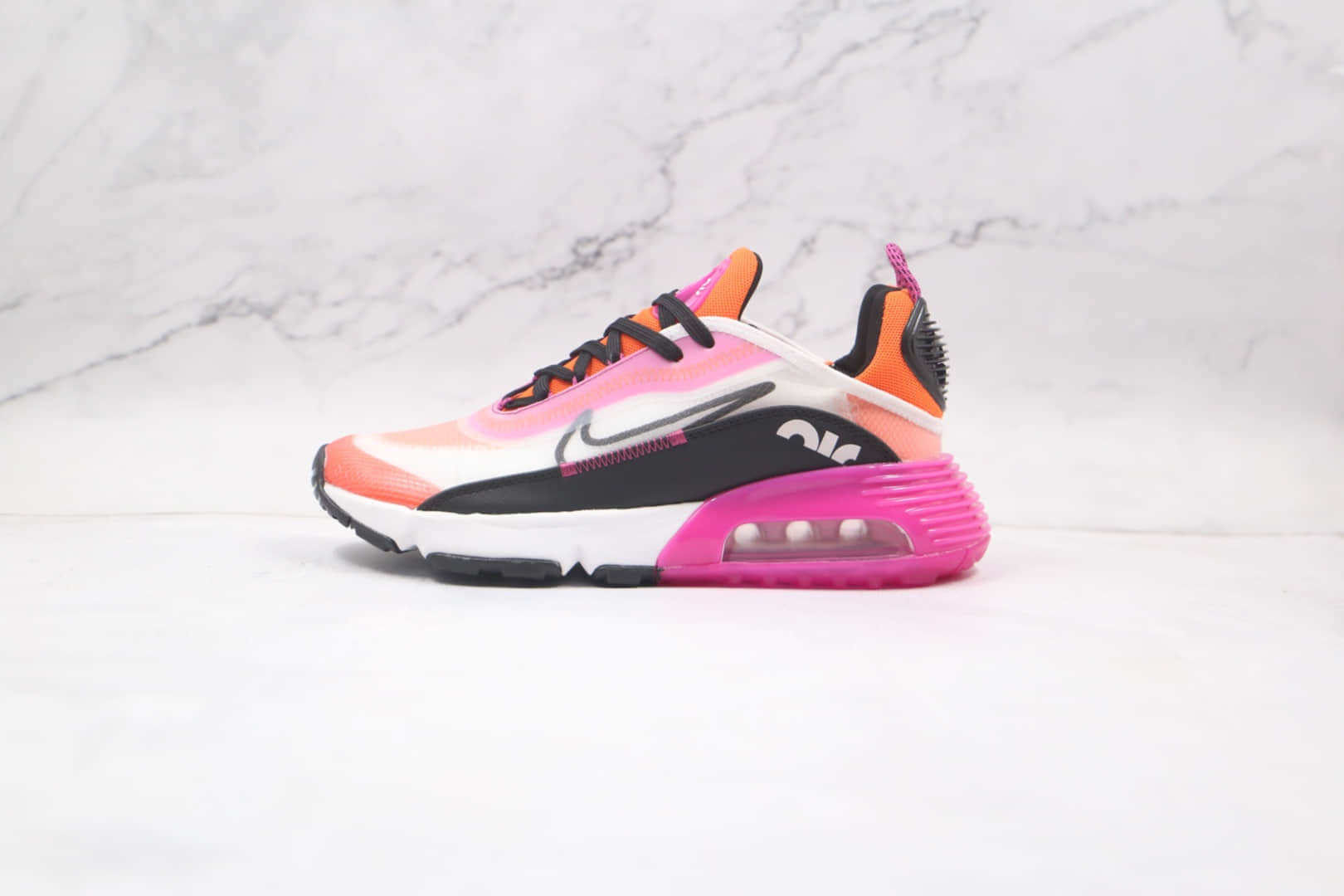 耐克Nike Air Max 2090纯原版本落日配色橘黑紫Max2090气垫鞋原盒原标原档案数据开发 货号:CK2612-500