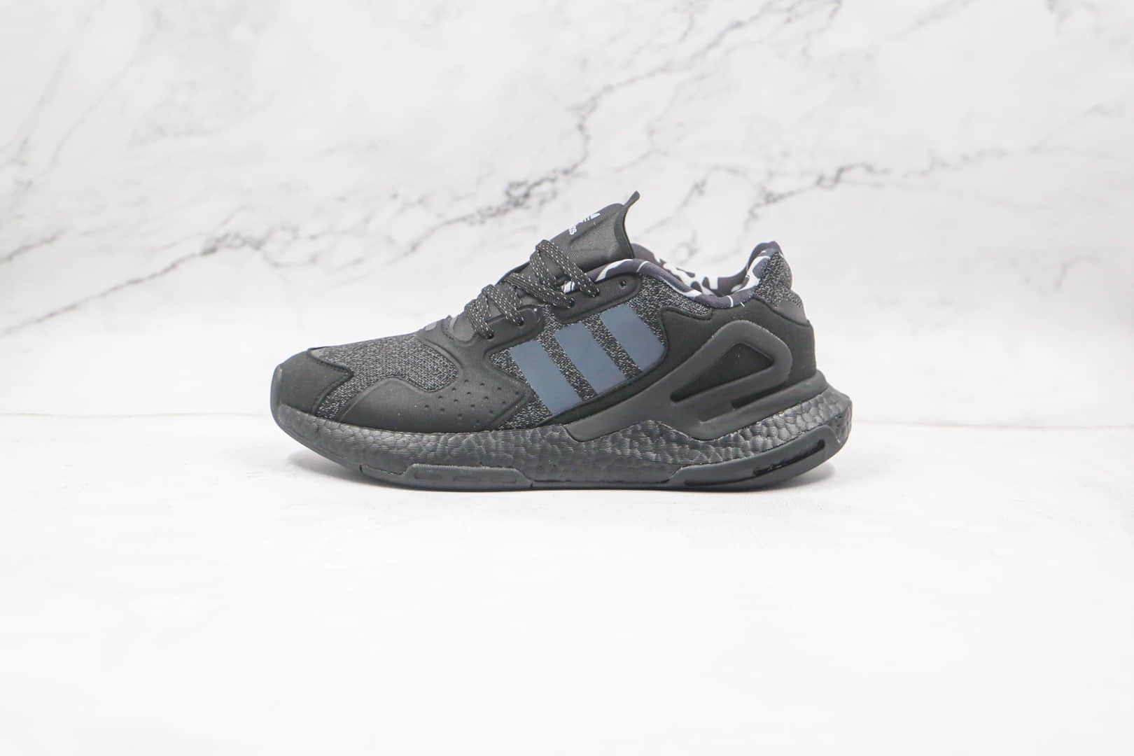 阿迪达斯Adidas Originals 2020 Day Jogger Boost 2020纯原版本三叶草夜行者二代黑满天星爆米花跑鞋原盒原标 货号:FW4830