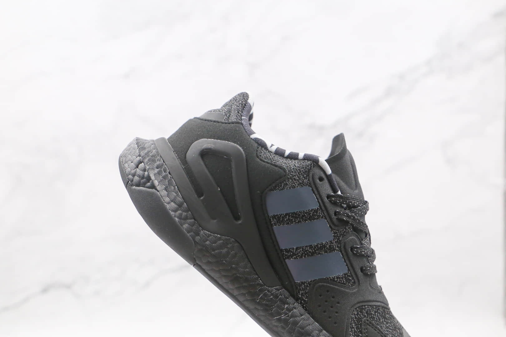 阿迪达斯Adidas Originals 2020 Day Jogger Boost 2020纯原版本三叶草夜行者二代黑满天星爆米花跑鞋原盒原标 货号:FW4830