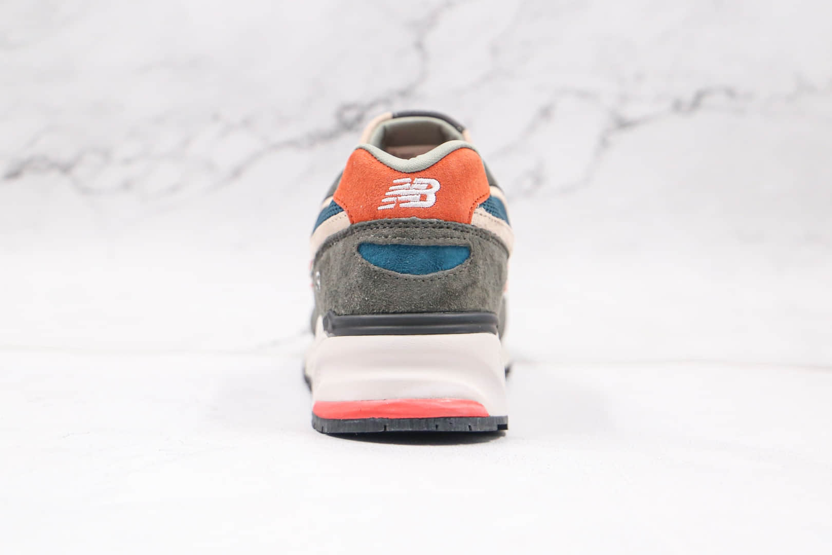 新百伦New Balance 999纯原版本灰橘蓝色NB999复古慢跑鞋原楦头纸板打造 货号:ML999JOL