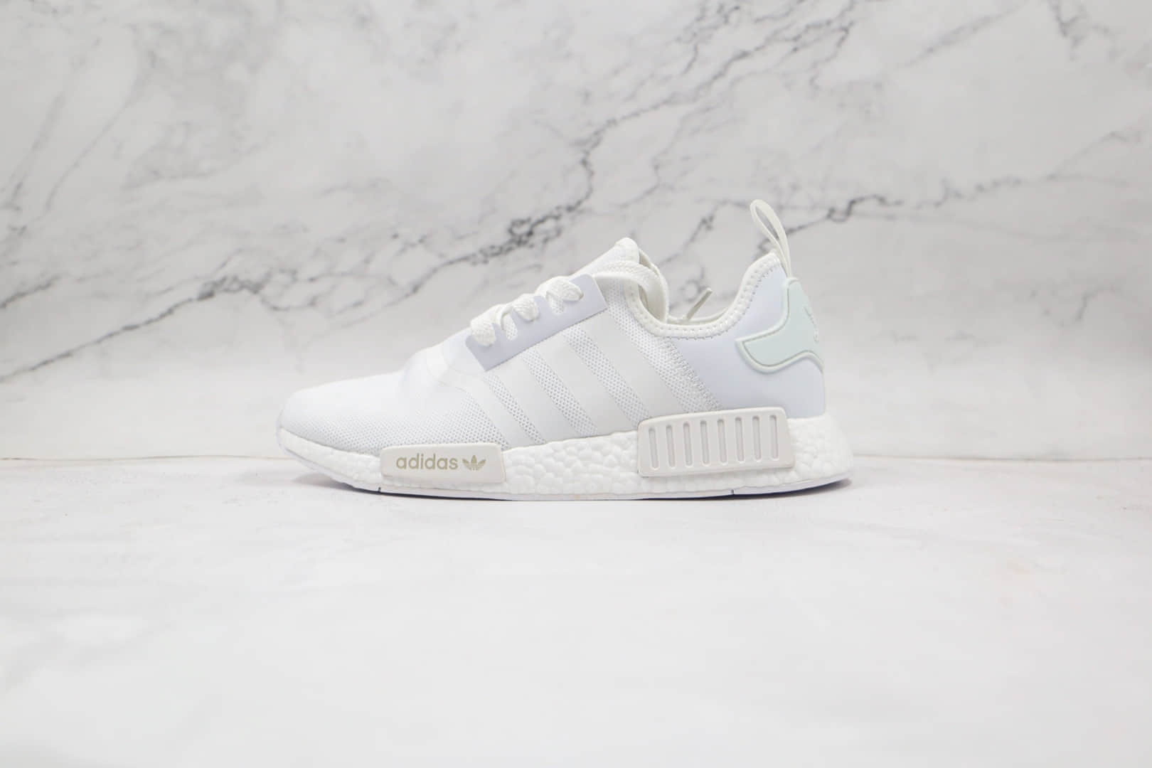 阿迪达斯Adidas NMD R1 OK W Primeknit Triple Black纯原版本白色NMD爆米花跑鞋原楦头纸板打造 货号:S31506