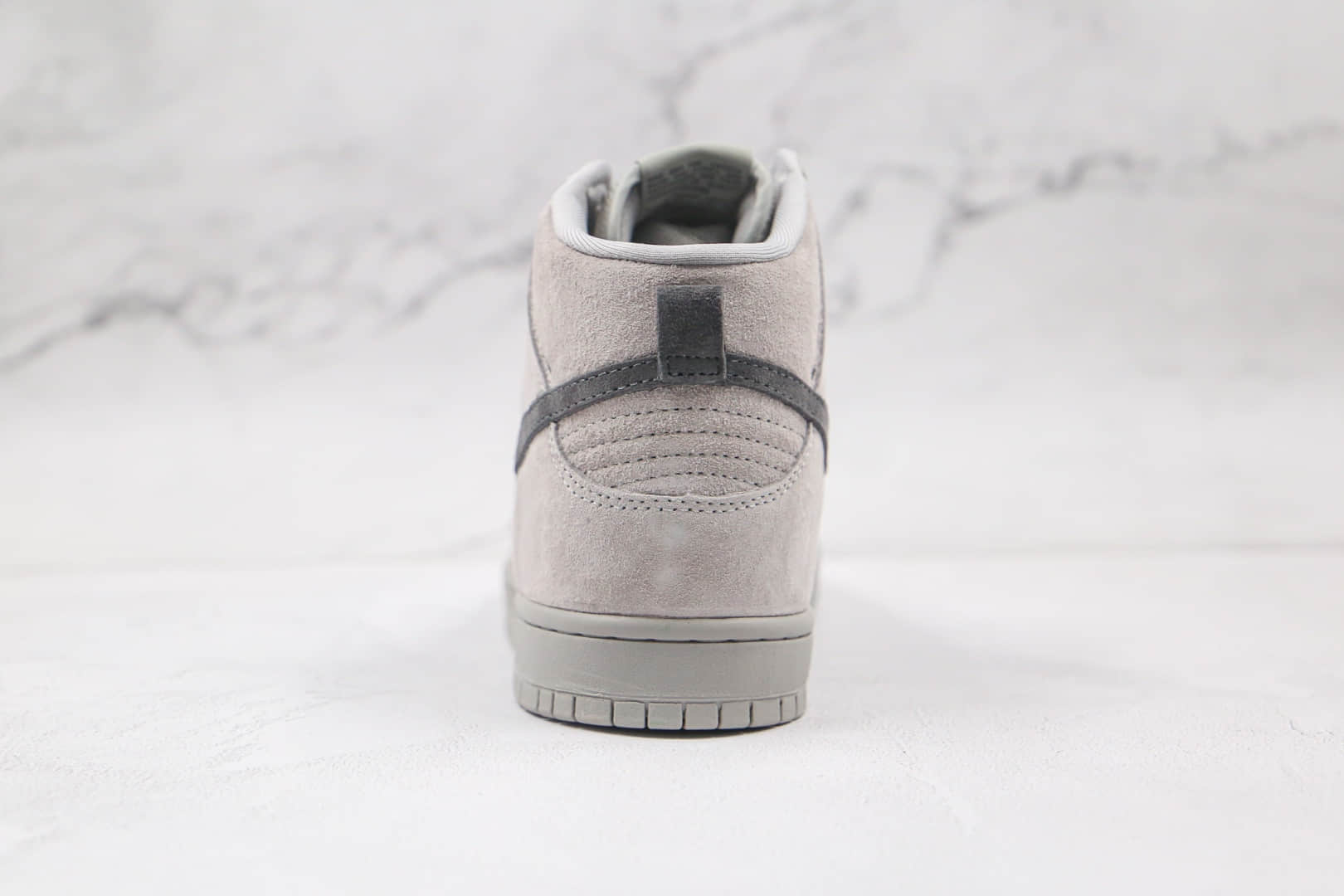 耐克Nike Dunk SB High PRM “Grey Box”纯原版本高帮SB板鞋灰色原厂皮料 货号:313171-036