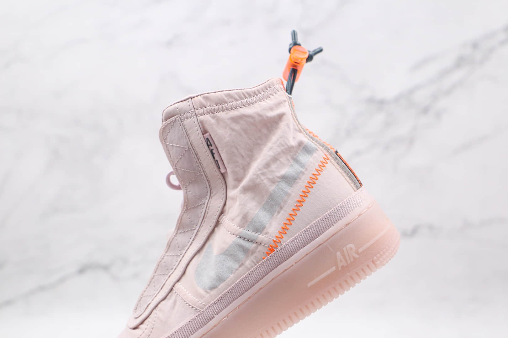 耐克Nike Air Force 1 Shell WMNS纯原版本高帮空军一号机能粉色防水板鞋原楦头纸板打造 货号:BQ6096-003