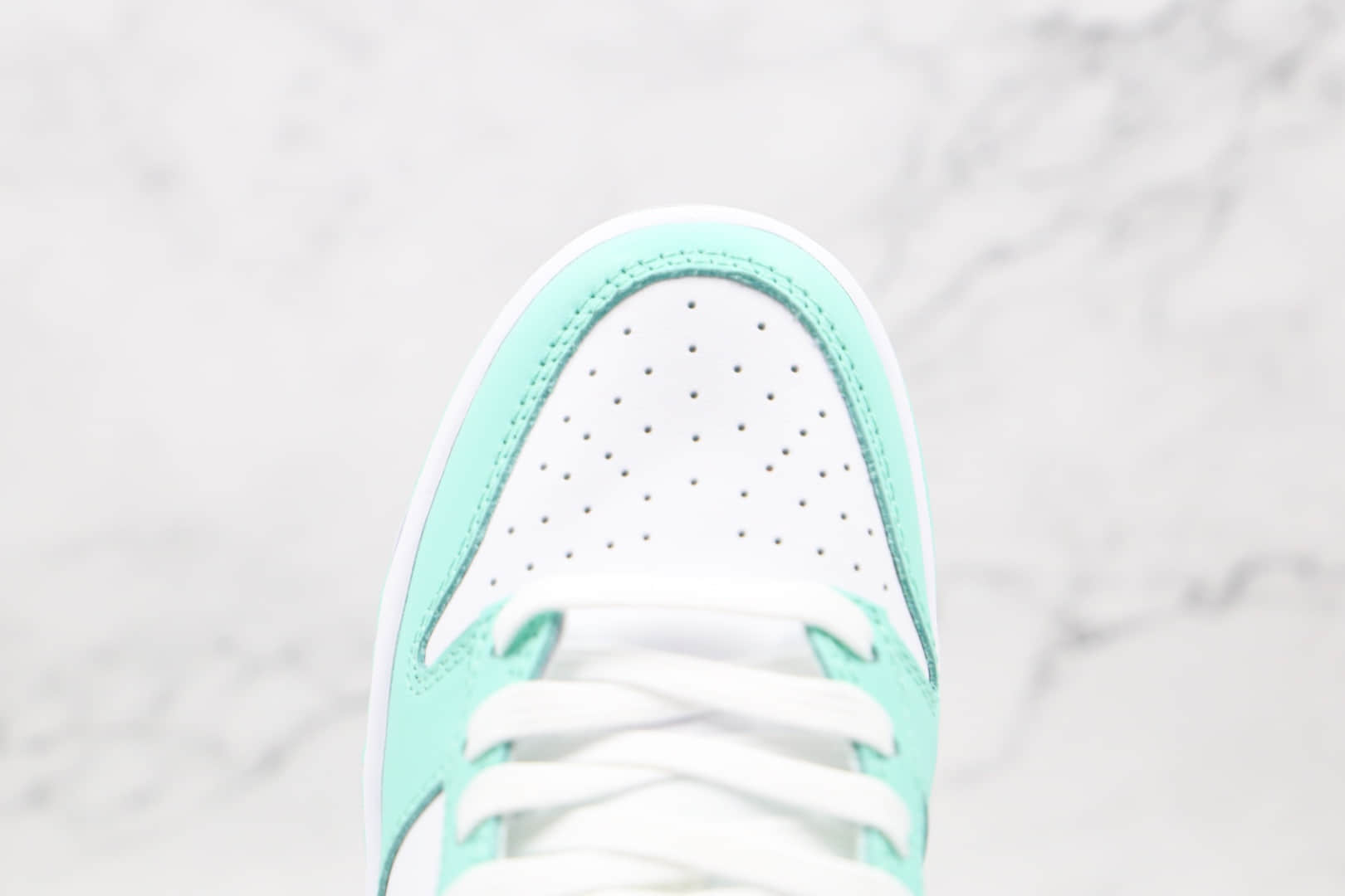 耐克Nike Dunk Low Green Glow纯原版本低帮SB DUNK蒂芙尼白绿配色板鞋原楦头纸板打造 货号：DD1503-105