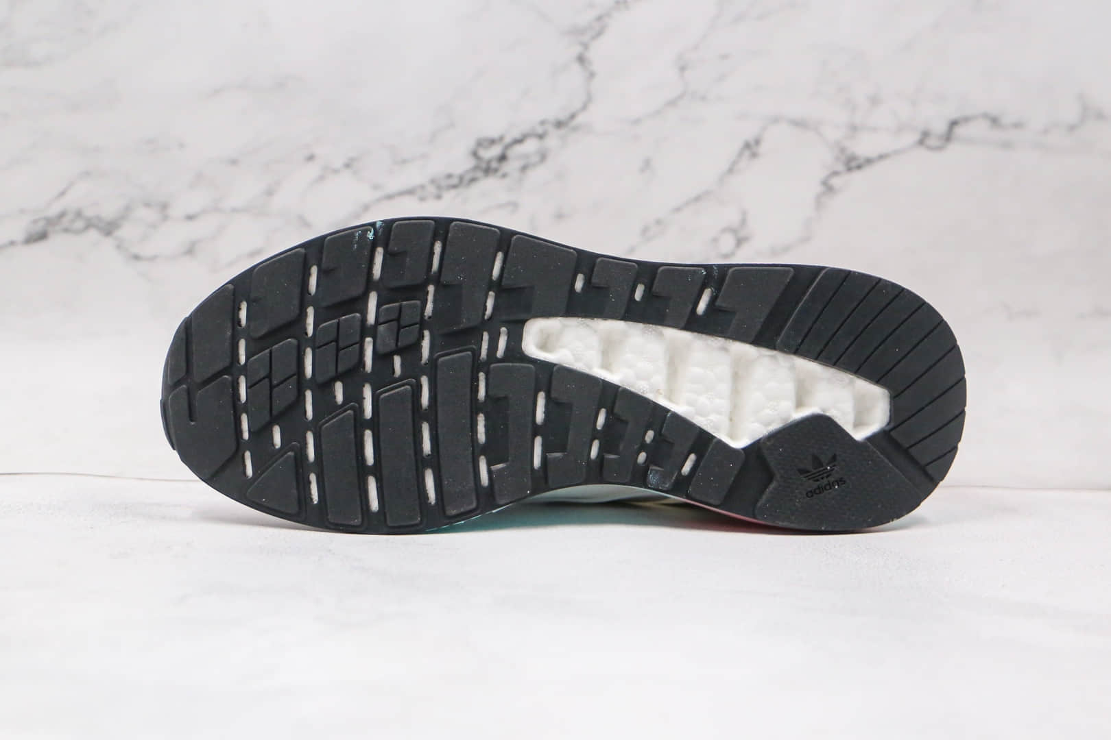 阿迪达斯Adidas Originals ZX 2K Boost纯原版本三叶草爆米花ZX 2K白灰红蓝色跑鞋原档案数据开发 货号：FY7054