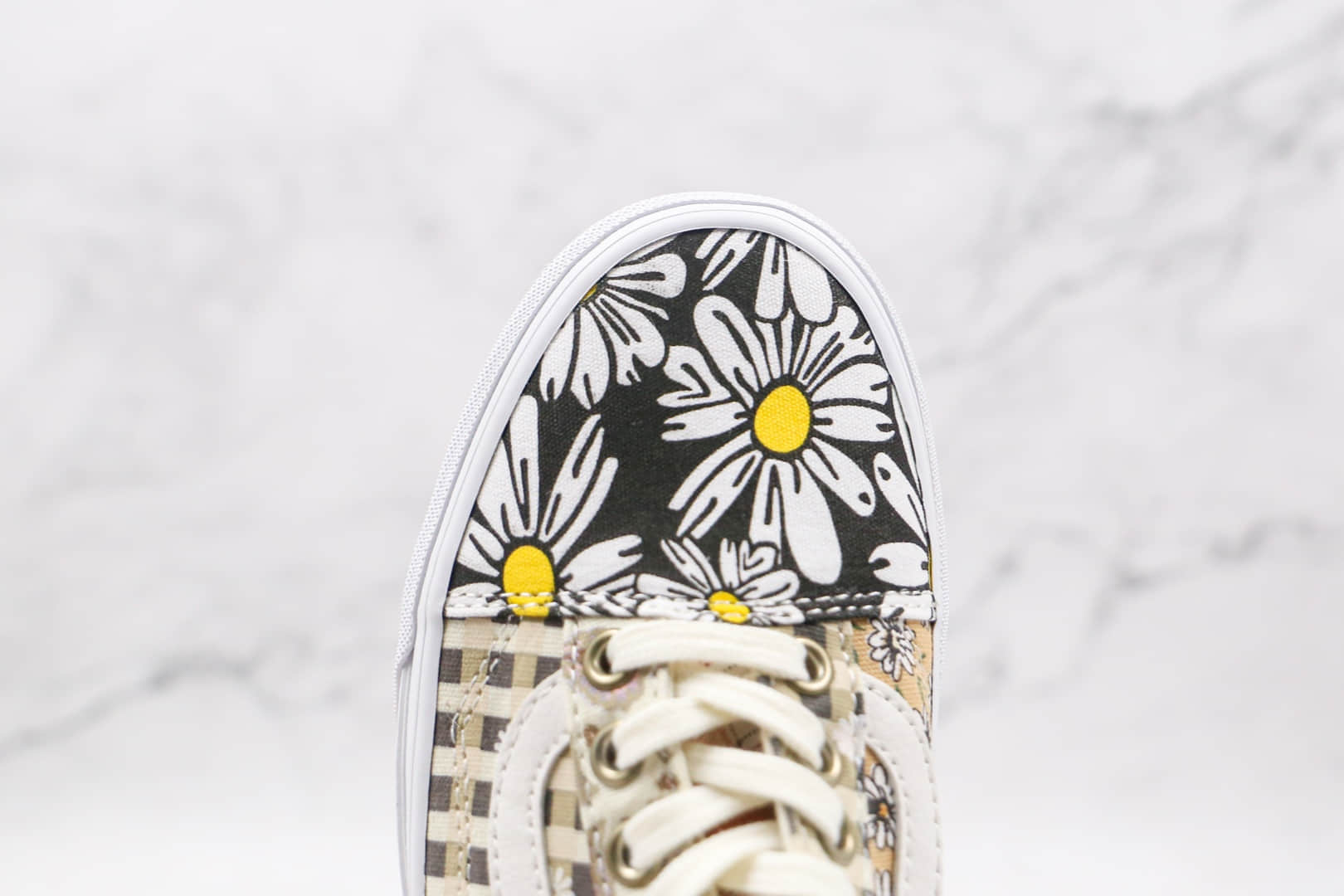 万斯Vans Era公司级版本低帮复古硫化板鞋腰果花棋盘格配色原厂硫化大底