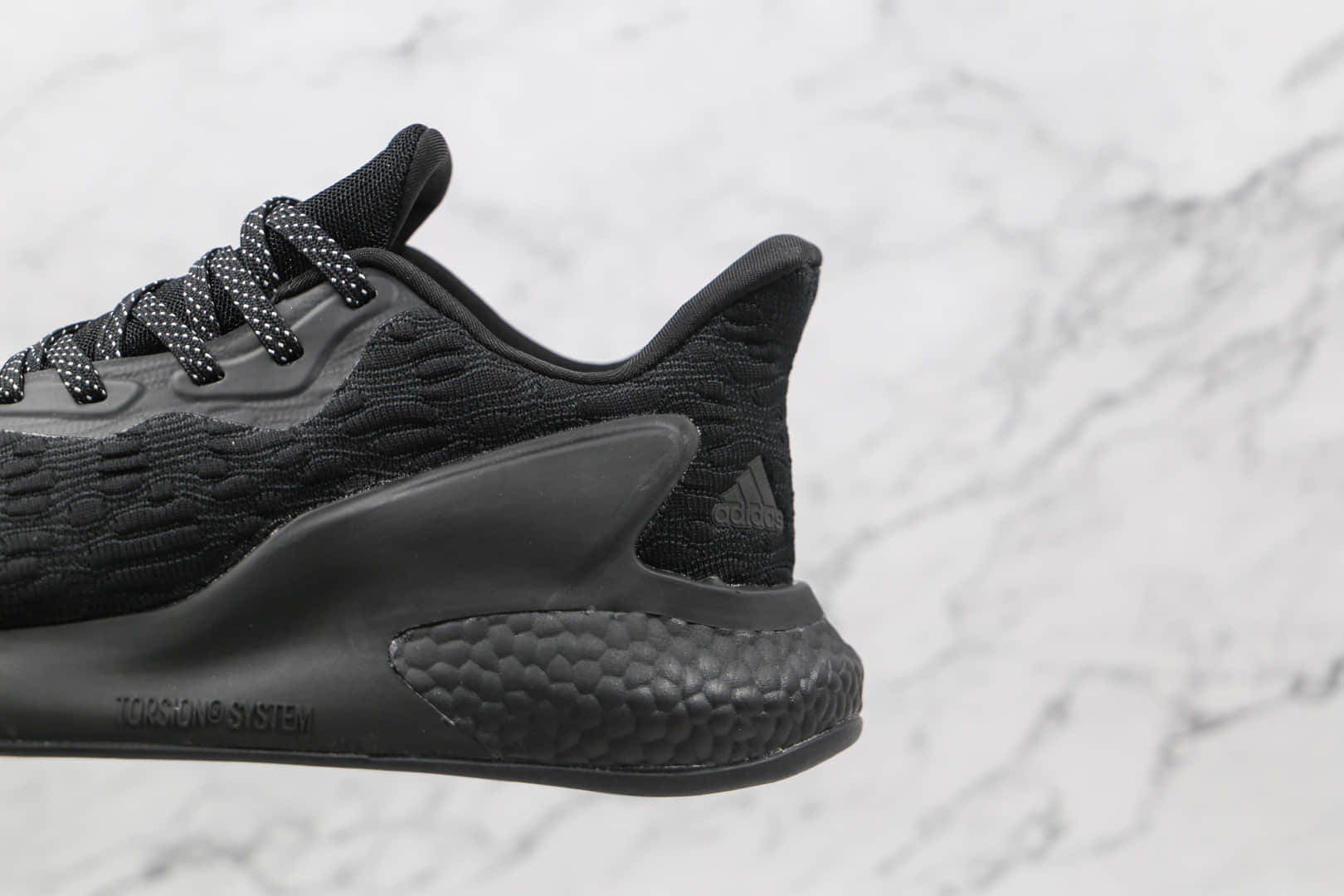 阿迪达斯Adidas Lava Boost纯原版本阿尔法火山爆米花黑色跑鞋原档案数据开发 货号:FX1125