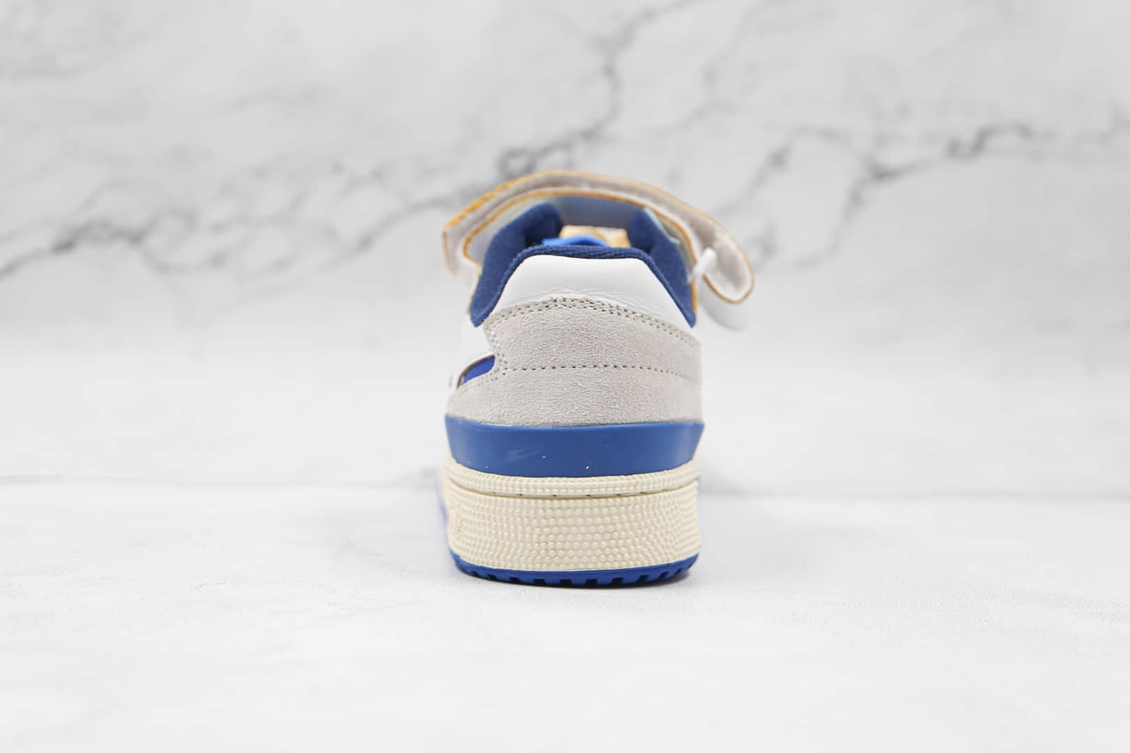 阿迪达斯adidas Forum 84 Low OG Bright Blue纯原版本三叶草白蓝色魔术贴板鞋原档案数据开发 货号:S23764