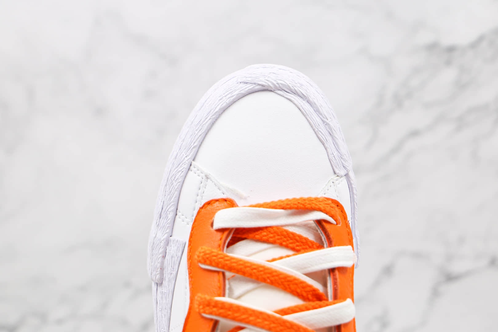 耐克Nike Blazer Low x Sacai联名款纯原版本低帮开拓者白橙黄解构板鞋原档案数据开发 货号:DD1877-100