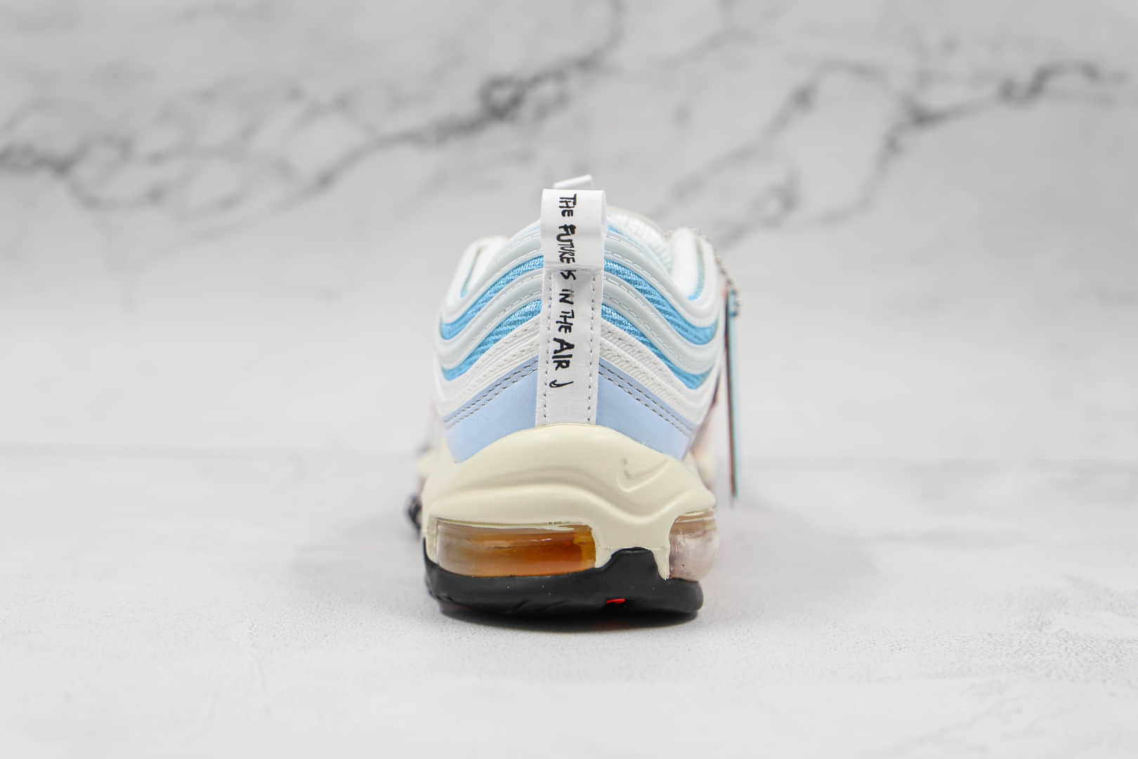 耐克Nike Air Max 97纯原版本子弹头复古气垫鞋Max97粉色渐变内置真小潘气垫 货号:DD8500-161