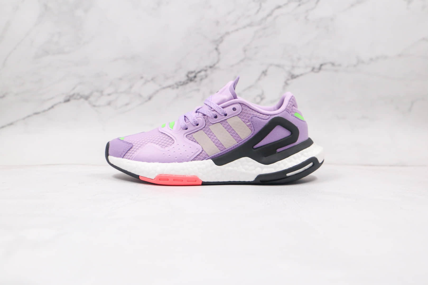 阿迪达斯Adidas Originals 2020 Day Jogger Boost 2020纯原版本三叶草夜行者二代紫色爆米花跑鞋原楦头纸板打造 货号:FW4827