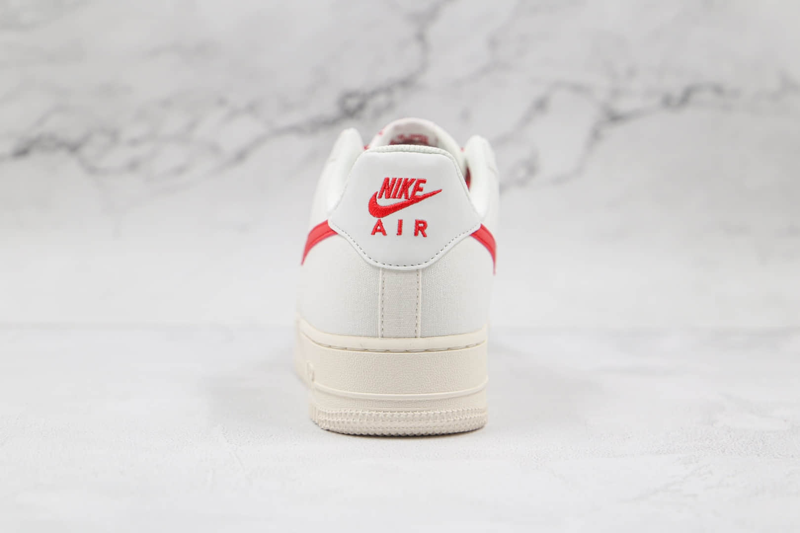 耐克Nike Air Force 1 Low 07纯原版本低帮空军一号灰白红色帆布板鞋内置气垫 货号:315122-103