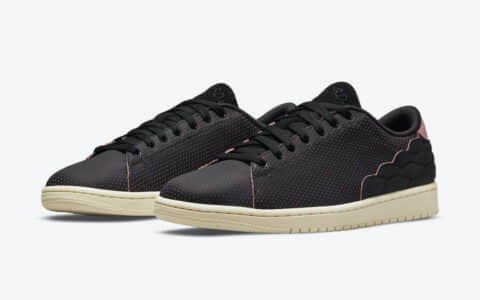 全新AJ1 Center Court黑粉配色即将登场!穿孔鞋面! 货号:DJ2756-006