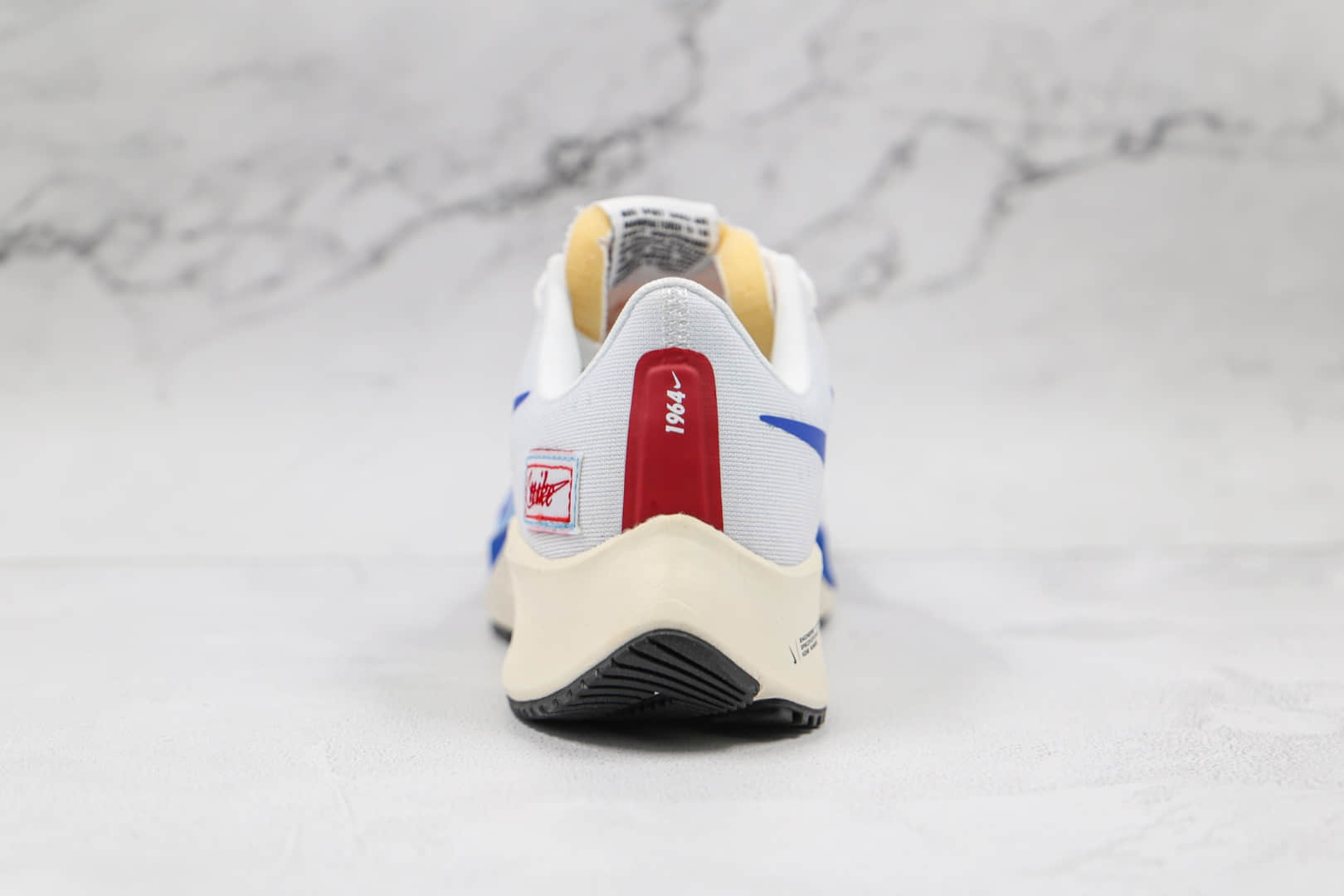 耐克Nike Air Zoom Pegasus 37 PRM纯原版本登月37代双钩白蓝色马拉松跑鞋原鞋开模一比一打造 货号:CQ9908-100
