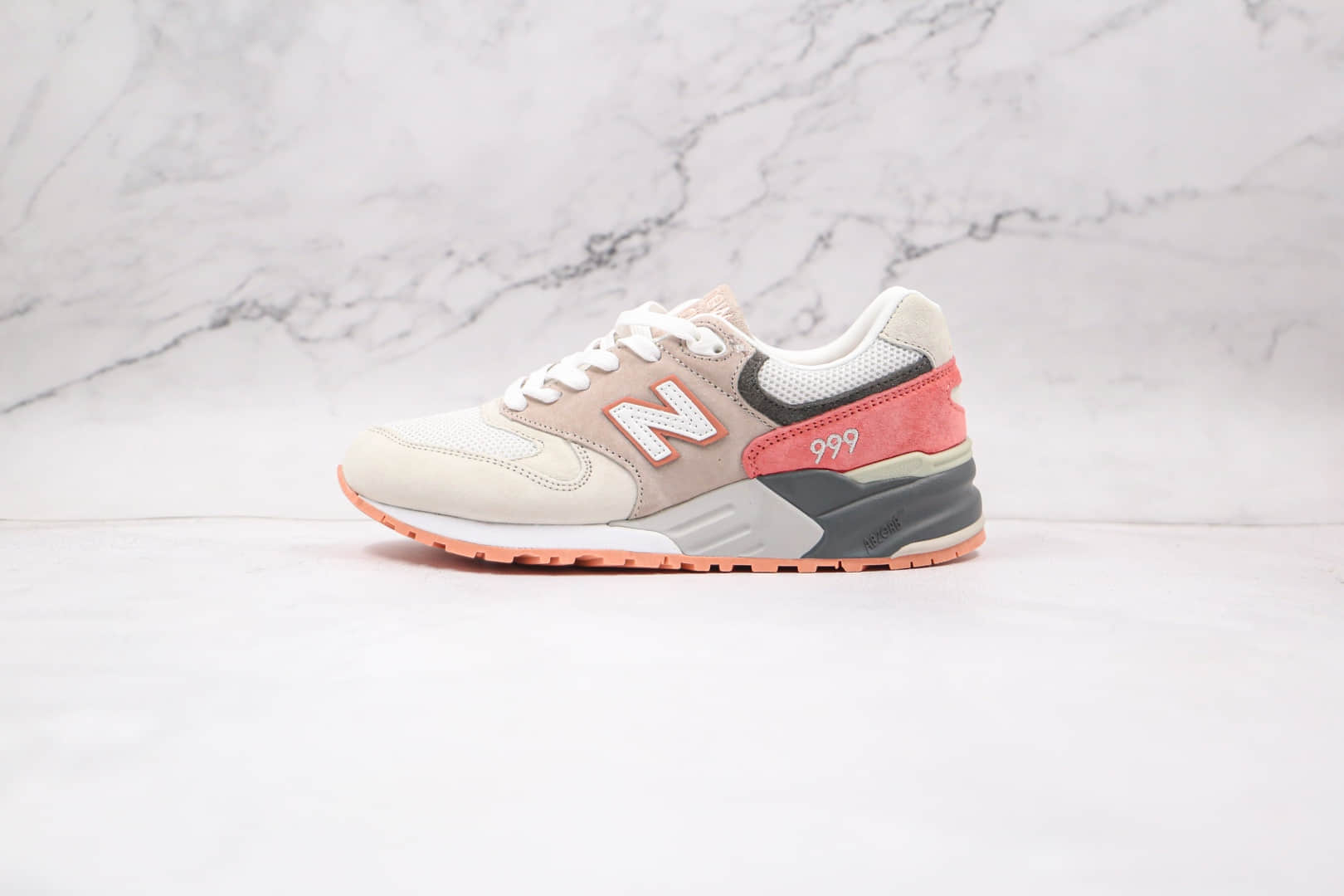 新百伦New Balance 999MG纯原版本复古慢跑鞋NB999灰橘色原盒原标 货号：ML999KGP