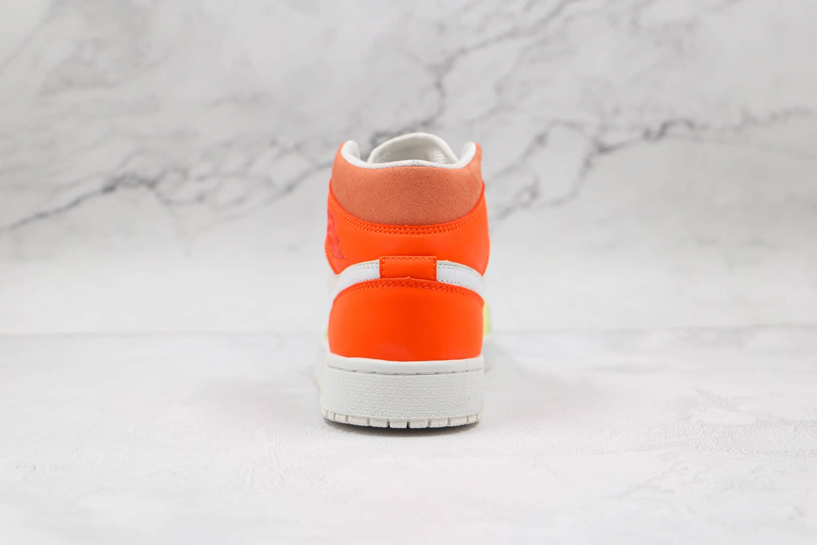 乔丹Air Jordan 1 Zoom CMFT To My First Coach纯原版本中帮AJ1白蓝黄橙粉色彩色拼接板鞋原档案数据开发 货号:DJ6908-100